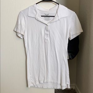White collared shirt